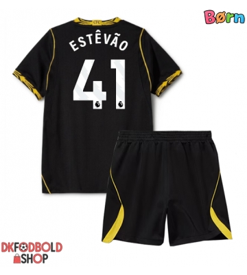 Chelsea Estevao Willian #41 Udebanesæt Børn 2026-27 Kort ærmer (+ korte bukser)